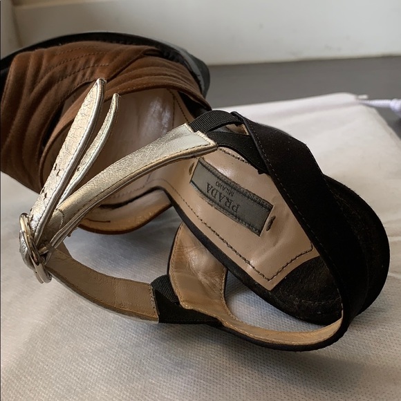 Prada Ankle Strap Platform Sandals - Picture 5 of 8